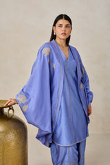 Chanderi Jacket Style Kurta With Salwar Set