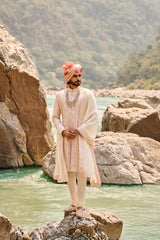 Blush Pink Legacy Sherwani Set