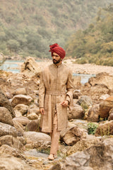 Imperial Bronze Sherwani Set