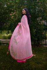HASEENA PINK SAREE