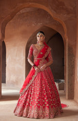 Sindoori Red Lehenga