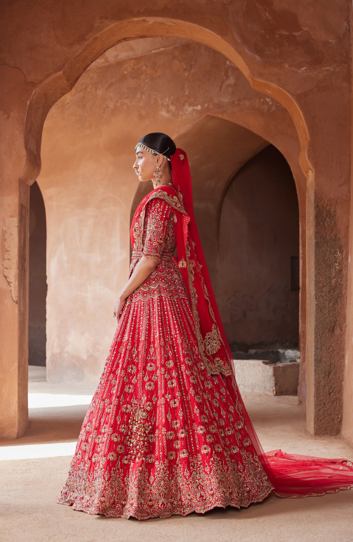 Sindoori Red Lehenga