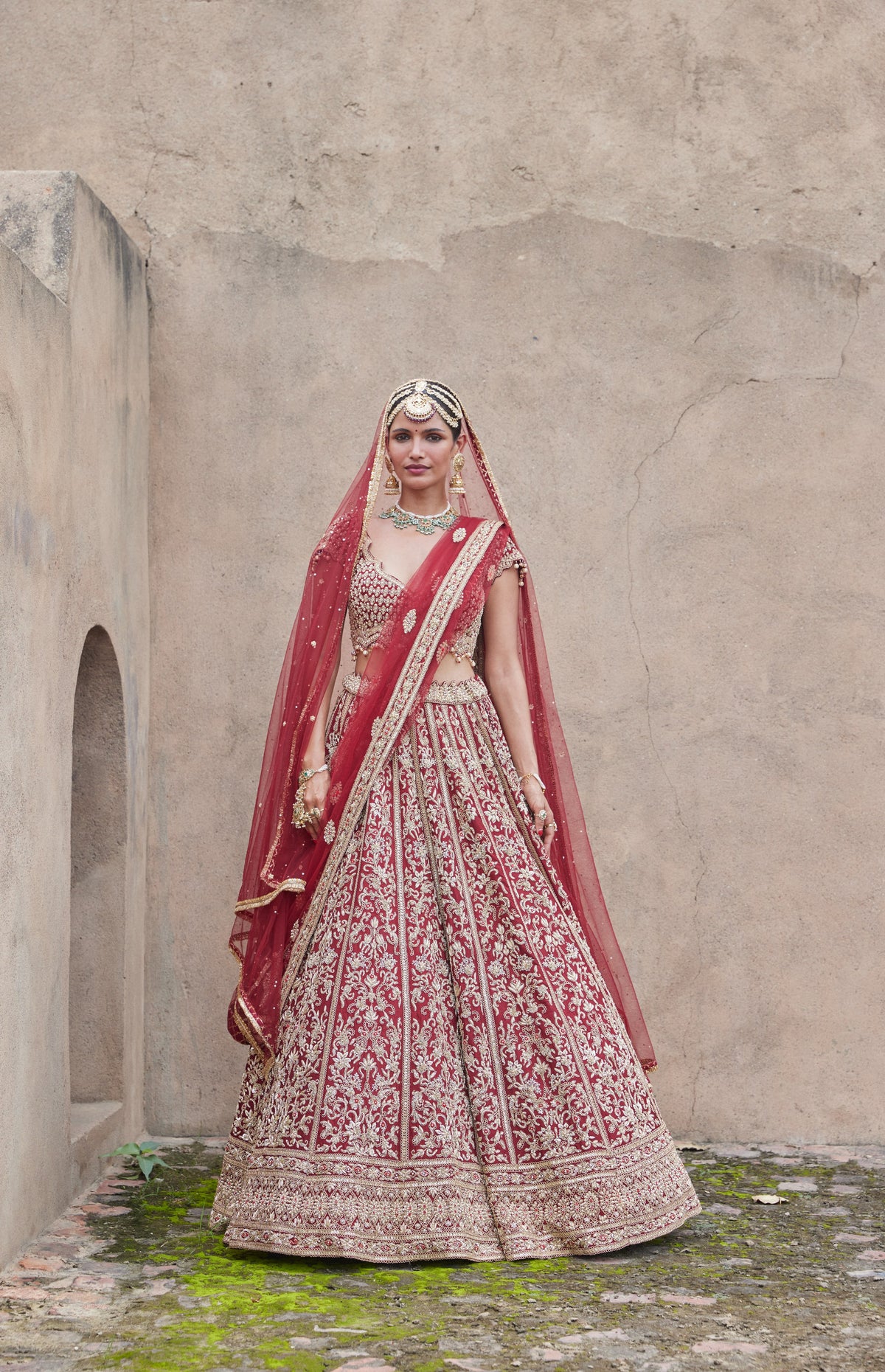 Velvet Zardozi Lehenga