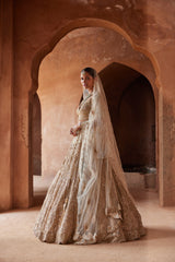 Champagne Noor Lehenga