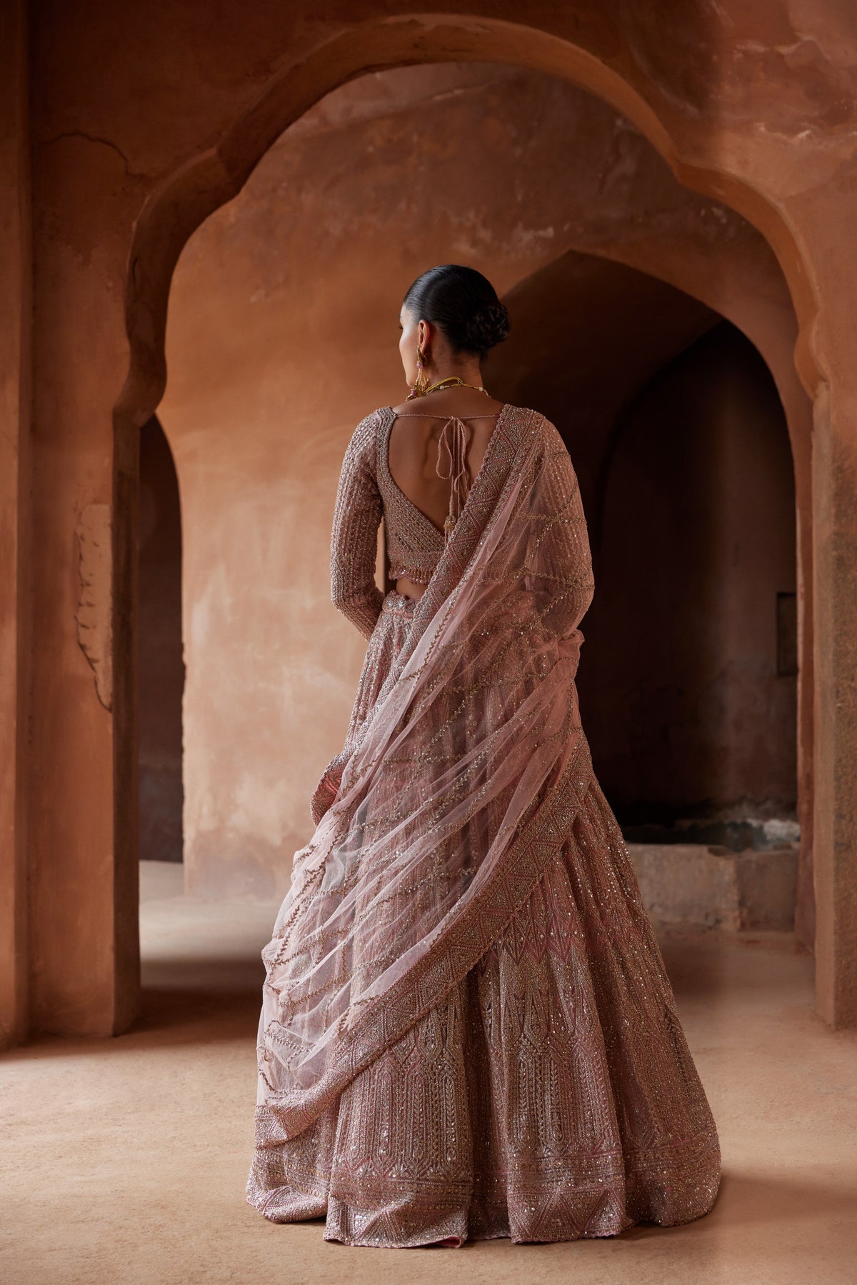 Rose Pink Koyal Lehenga