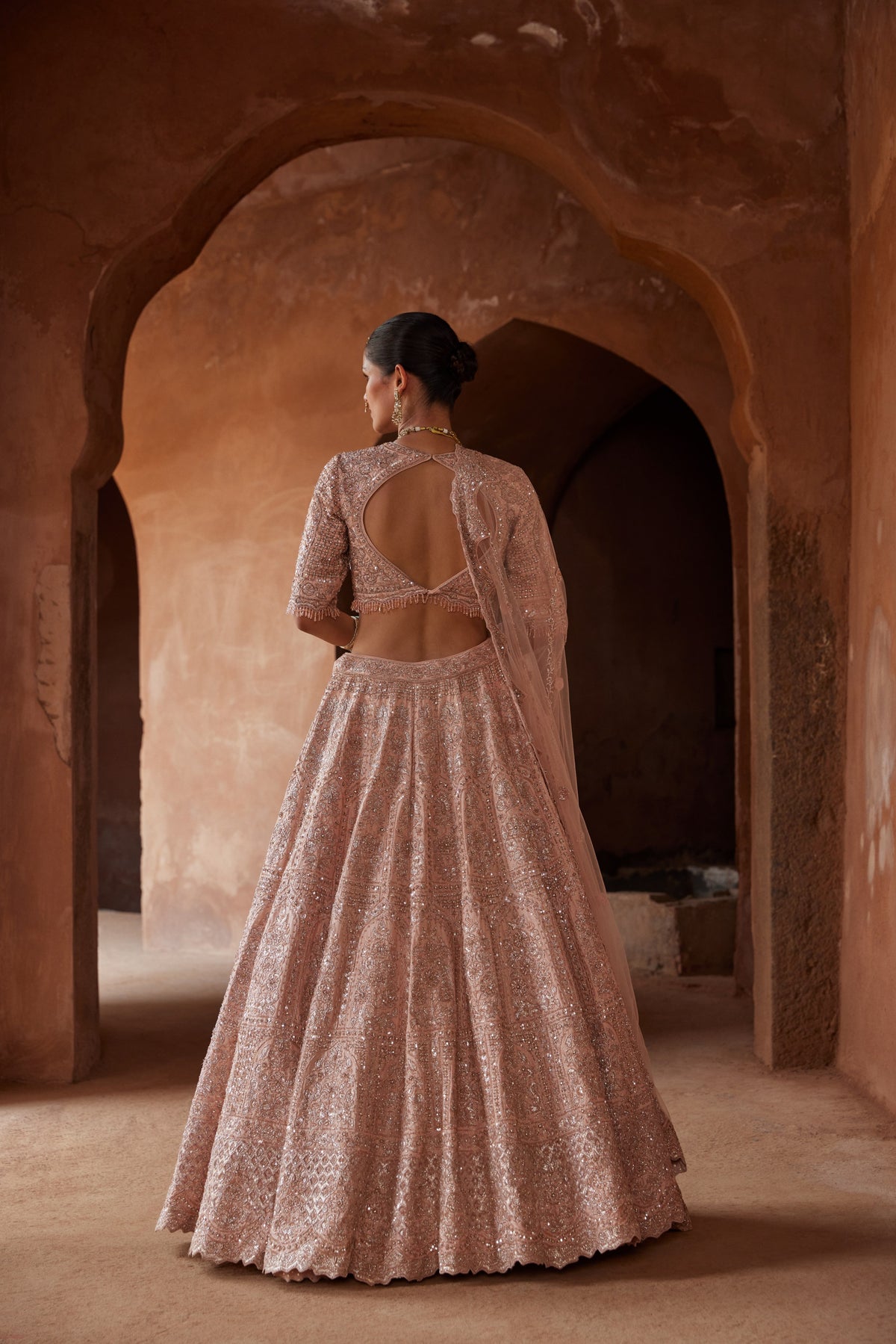 Blush Pink Nazm Lehenga