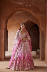Ombré Dhwani Lehenga