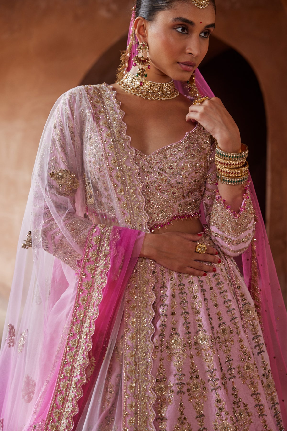 Ombré Dhwani Lehenga