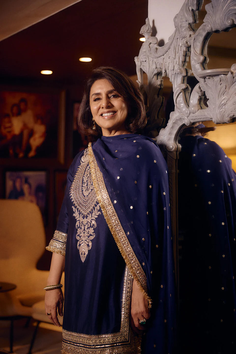 Neetu Kapoor in Mahiz Farshi Set