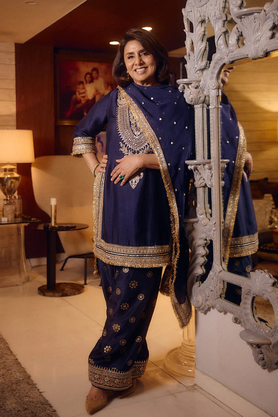 Neetu Kapoor in Mahiz Farshi Set