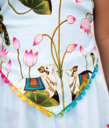 Printed Crop Top with Plazo