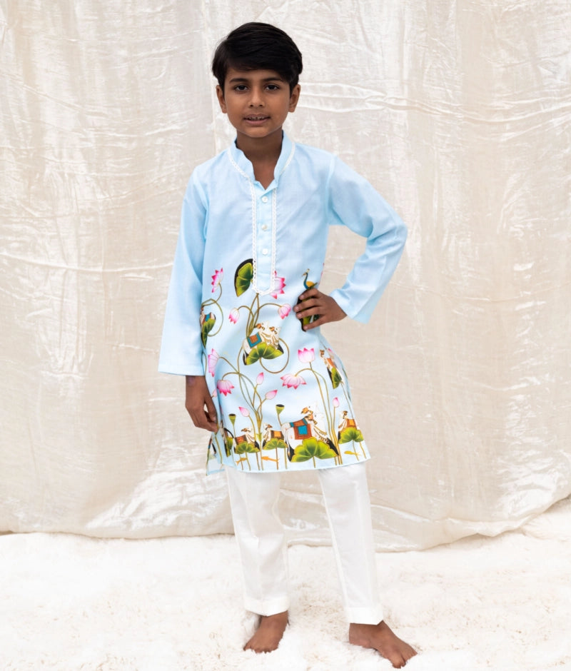 Lottes Printed Kurta with Pant