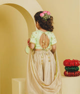 Green Aangi Choli with Lehenga Set