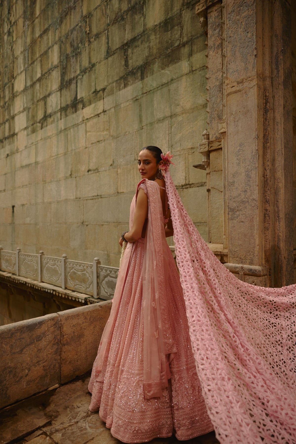 Pink Naza Lehenga