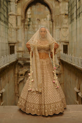 Cream Eira Lehenga
