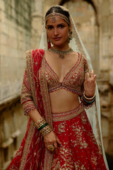 Reet Beadwork Lehenga