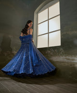 Midnight Blue Lehenga Choli Set