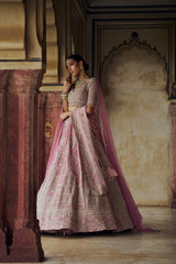 Blush Pink Mahi Lehenga
