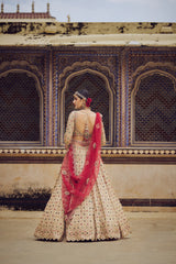 Gold Gulnaar Lehenga