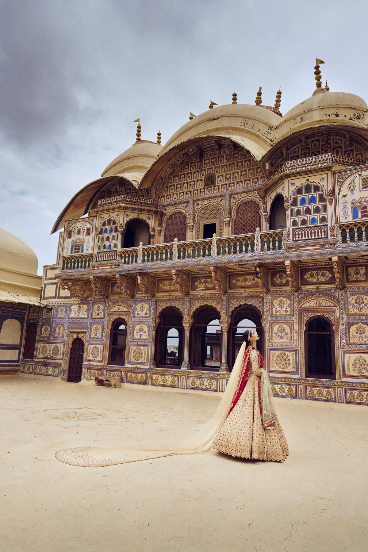Gold Gulnaar Lehenga