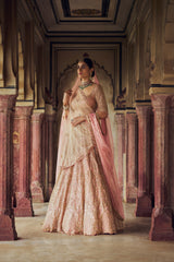 Peach Khwaab Lehenga