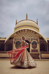 Gold Nazakat Lehenga