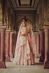 Peach Khwaab Lehenga