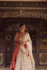 Ivory Aarzoo Lehenga