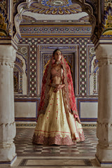Gold Afsana Lehenga