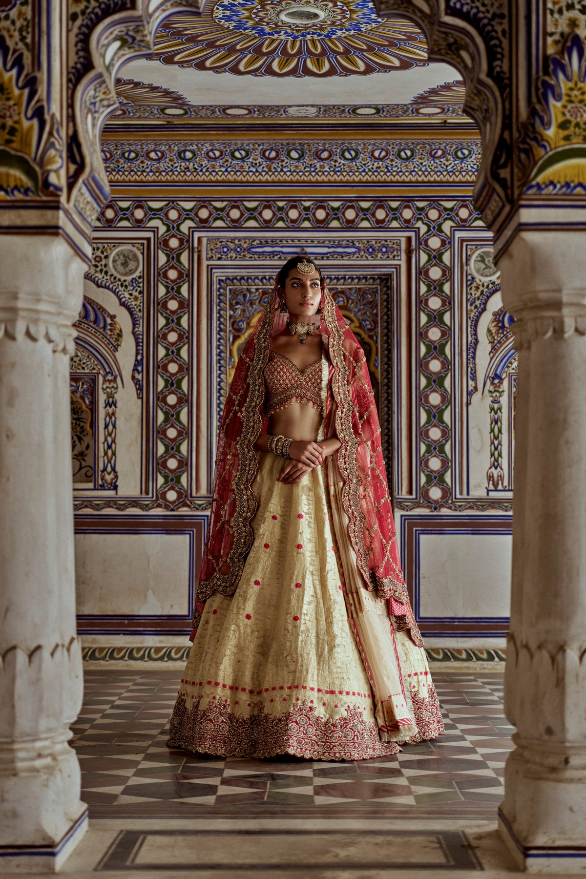Gold Afsana Lehenga