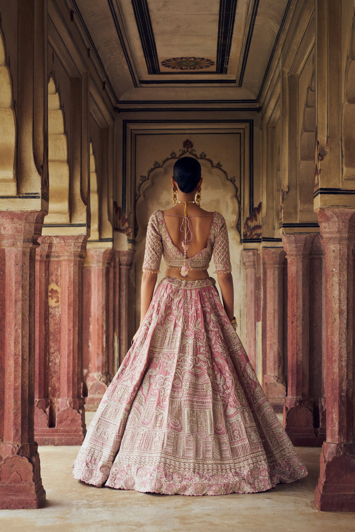 Blush Pink Mahi Lehenga