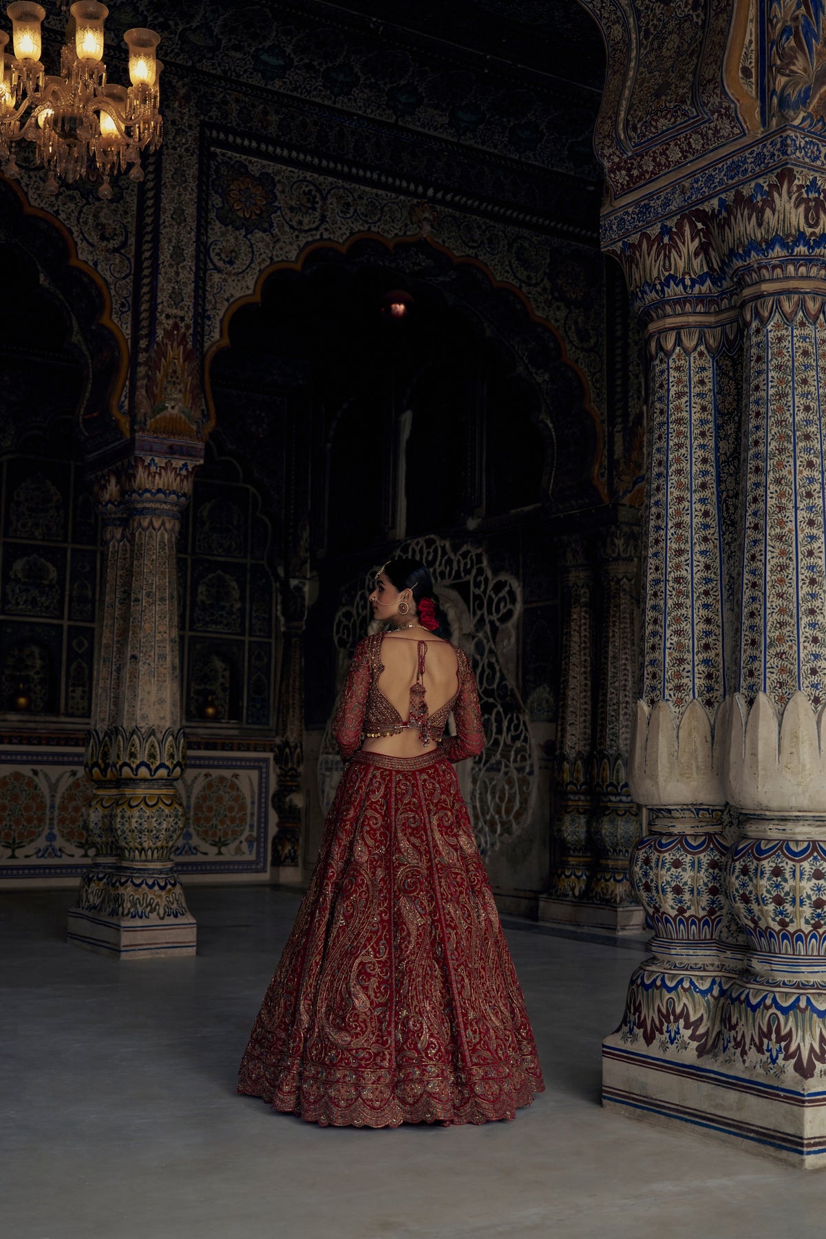 Red Ruh Lehenga