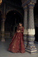 Red Ruh Lehenga