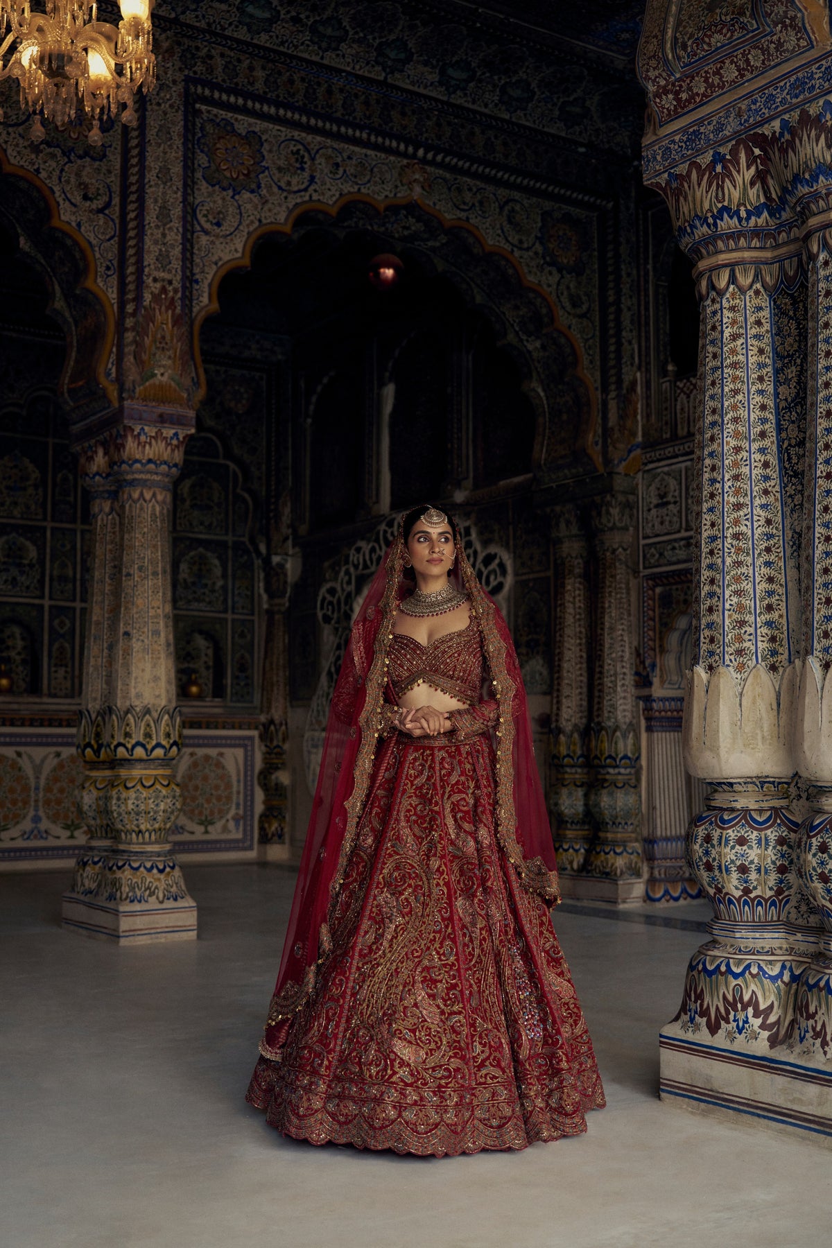 Red Ruh Lehenga