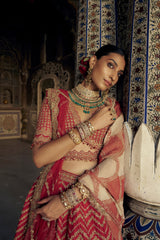 Red Ziya Lehenga