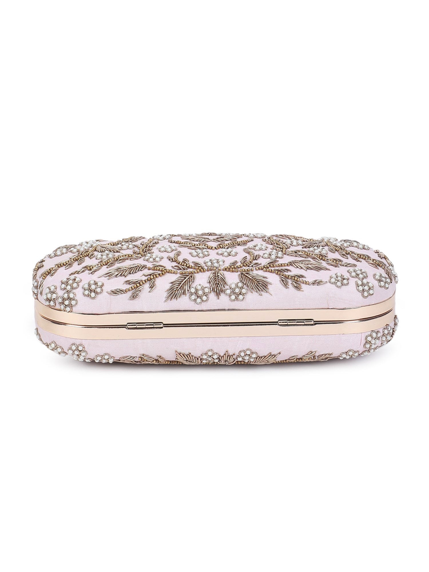 Graceful pink clutch