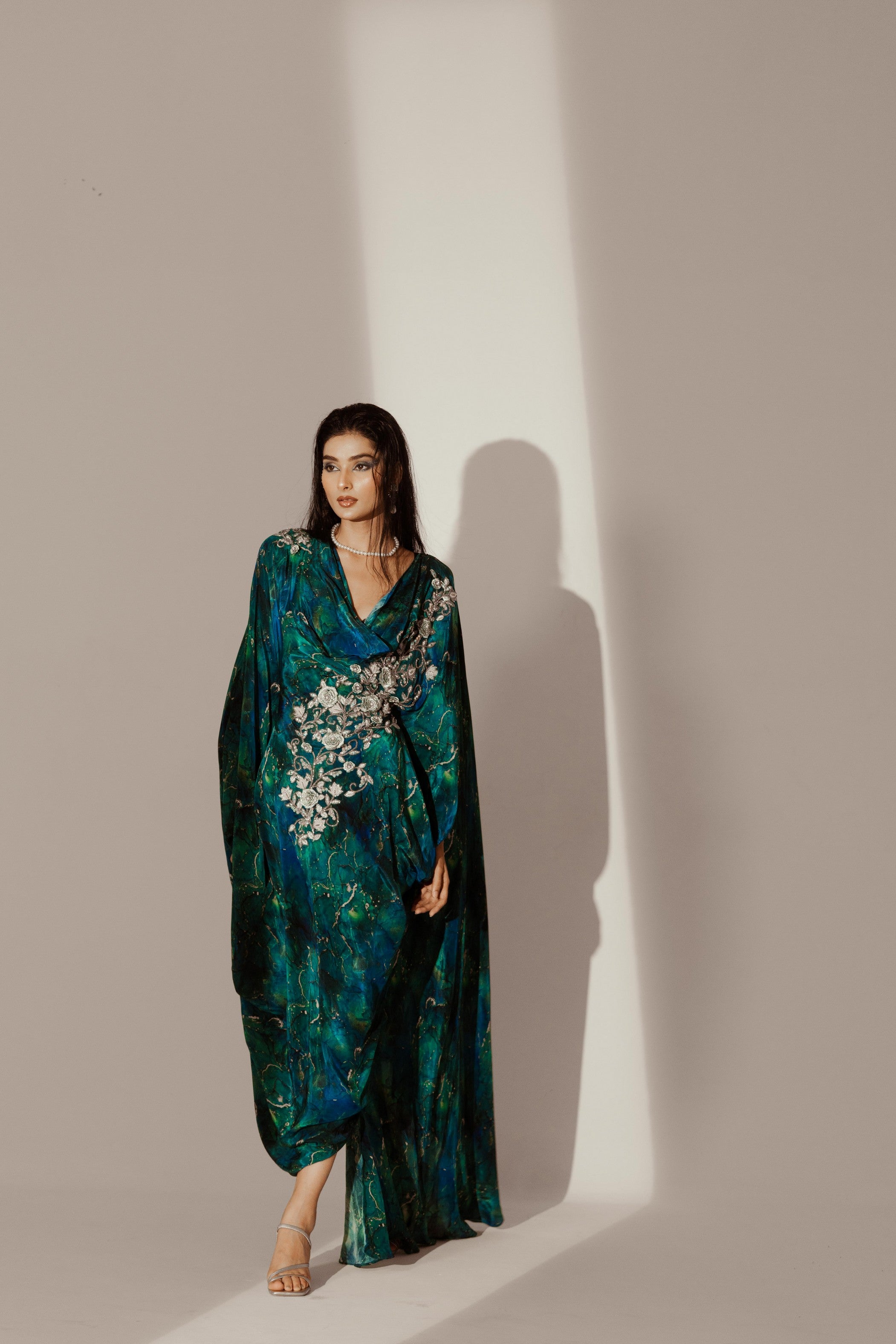 Abstract Print Kaftaan