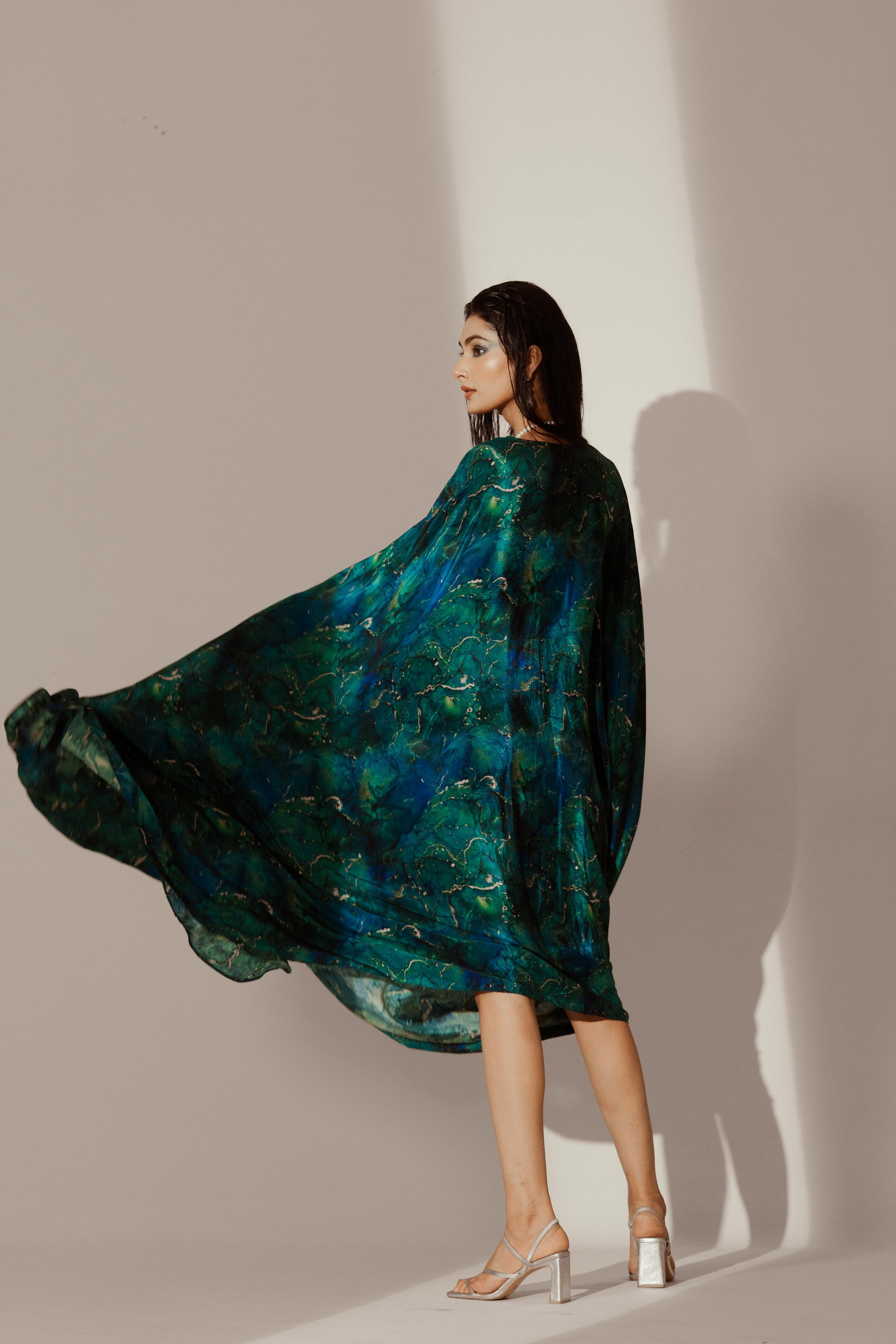 Abstract Print Kaftaan