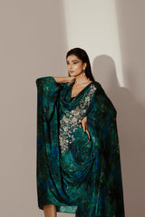 Abstract Print Kaftaan