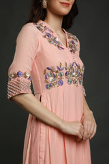 Kurta with garara and shaded dupatta