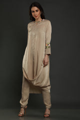 Barca Sand Drape tunic with pants