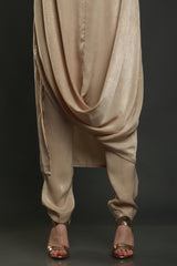 Barca Sand Drape tunic with pants