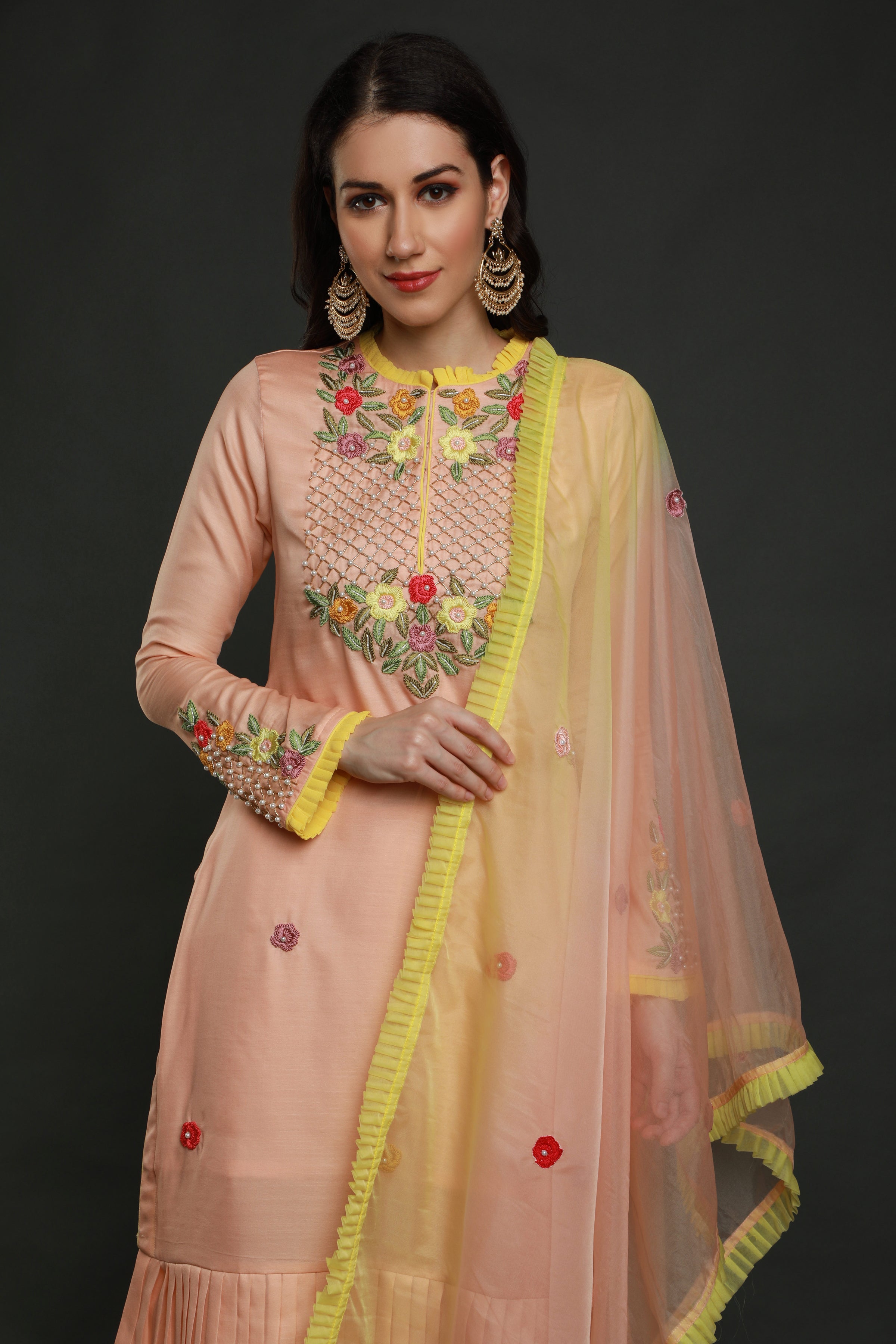 Sahana Kurta with pants and dupatta