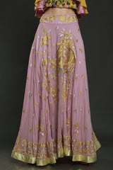 Rooh Skirt with layered blouse