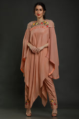 Myra Asymmetrical tunic with lycra pants