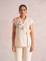 Painted Petals Wrap Co-ord