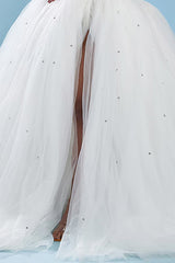 White Hand Embroidered Lehenga