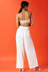 Blush Pink Lace Embroidered Bralette