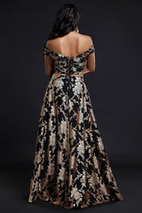 Black Recycled Polyester Lehenga Set