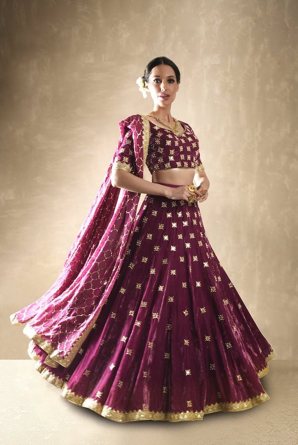 Petunia lehenga set